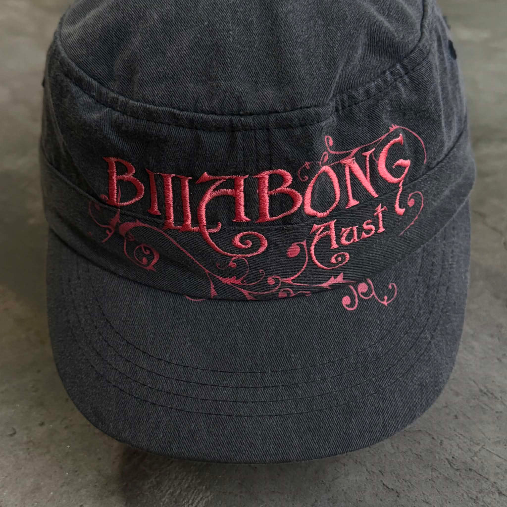 Y2K Billabong Military Hat Sun Fade