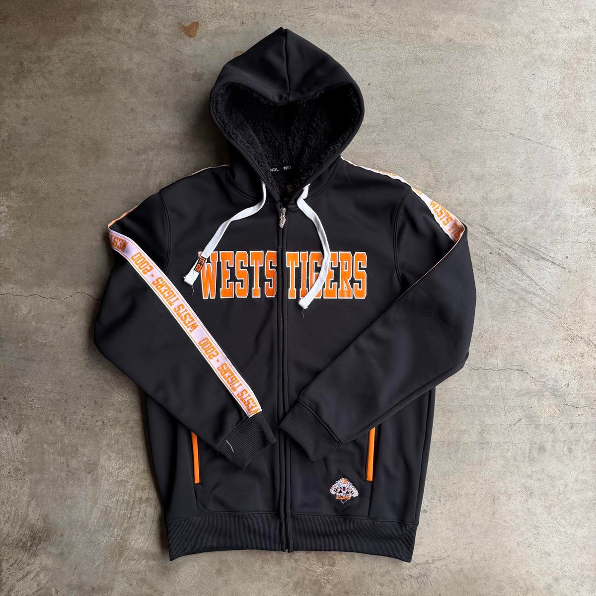 West Tigers NRL official licensed zip up hoodie - L