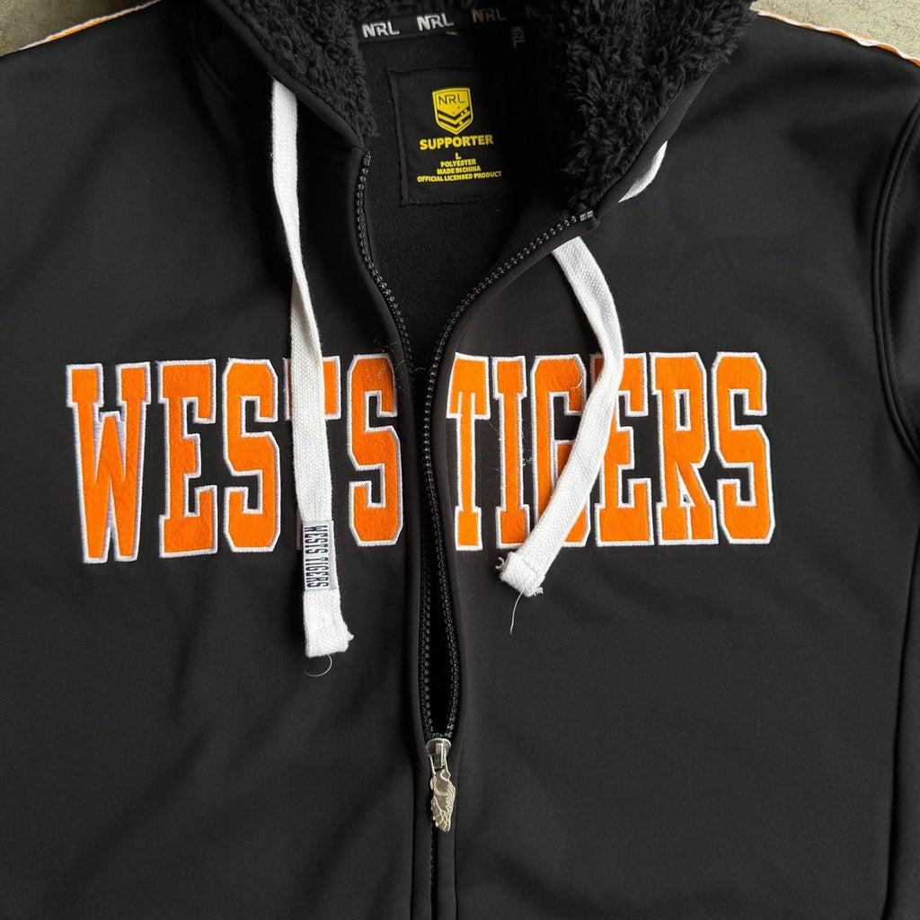 West Tigers NRL official licensed zip up hoodie - L