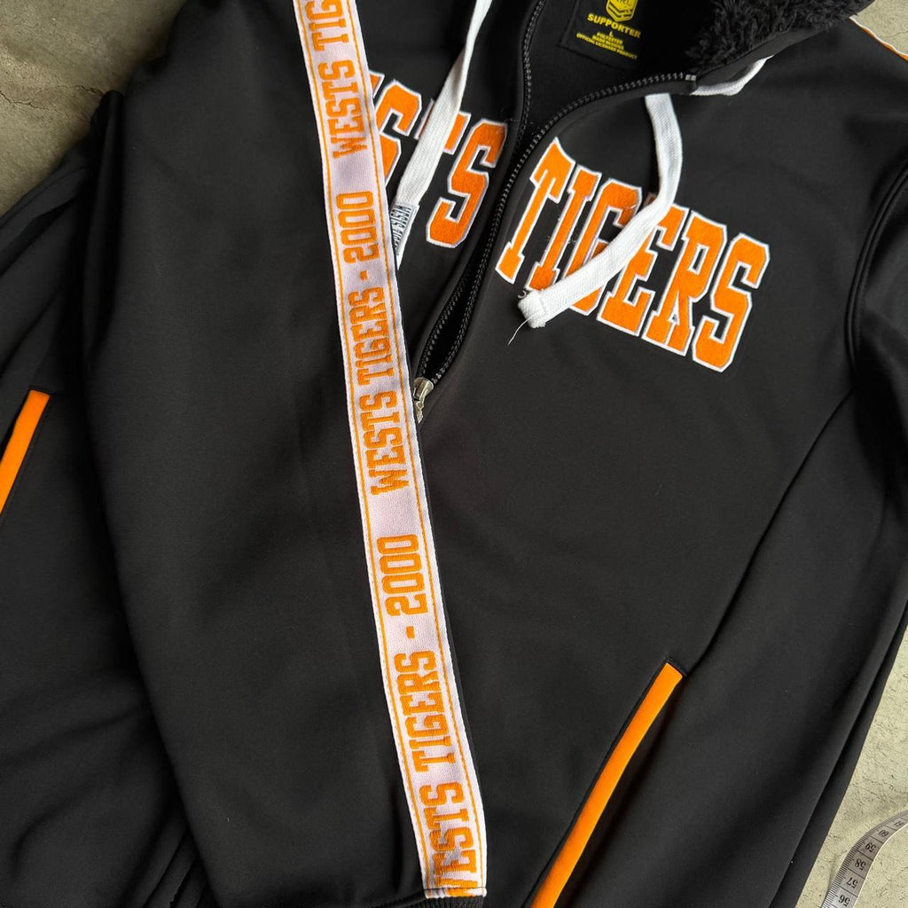 West Tigers NRL official licensed zip up hoodie - L