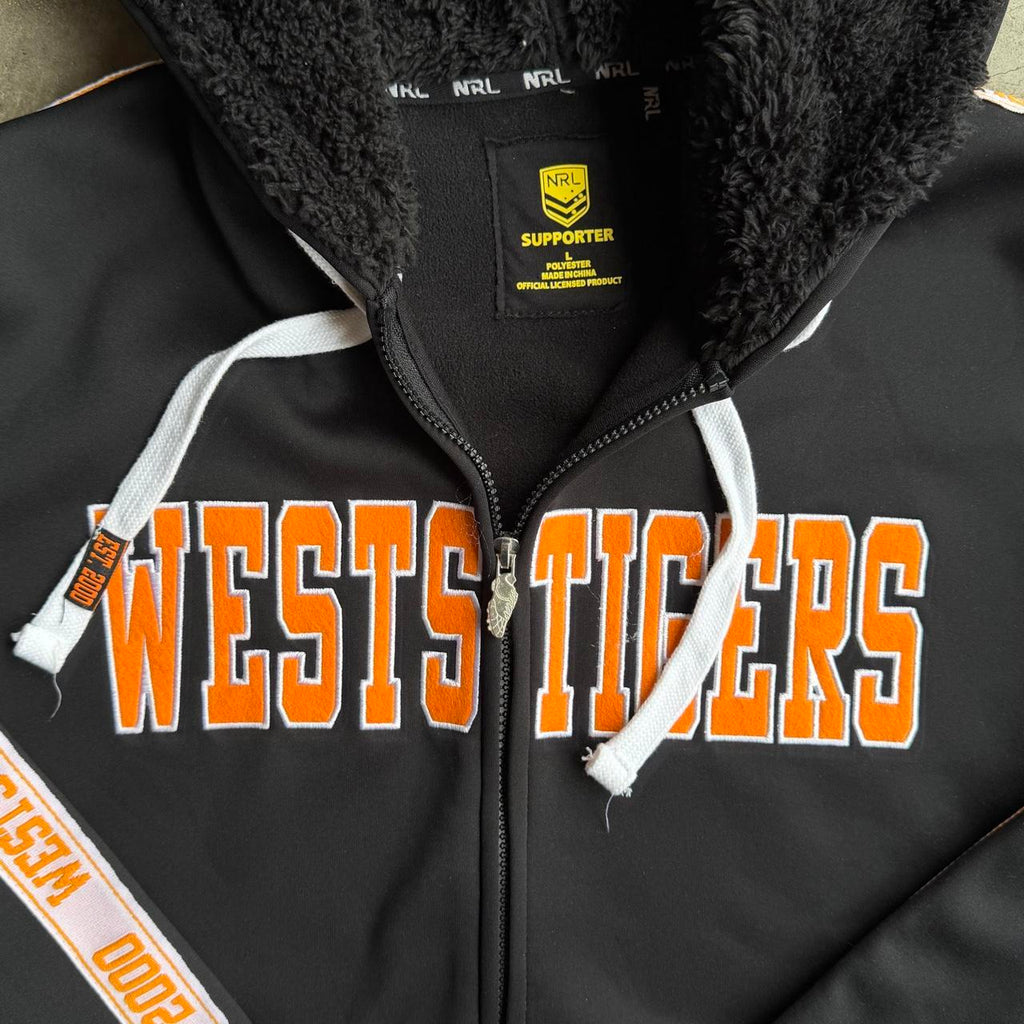 West Tigers NRL official licensed zip up hoodie - L