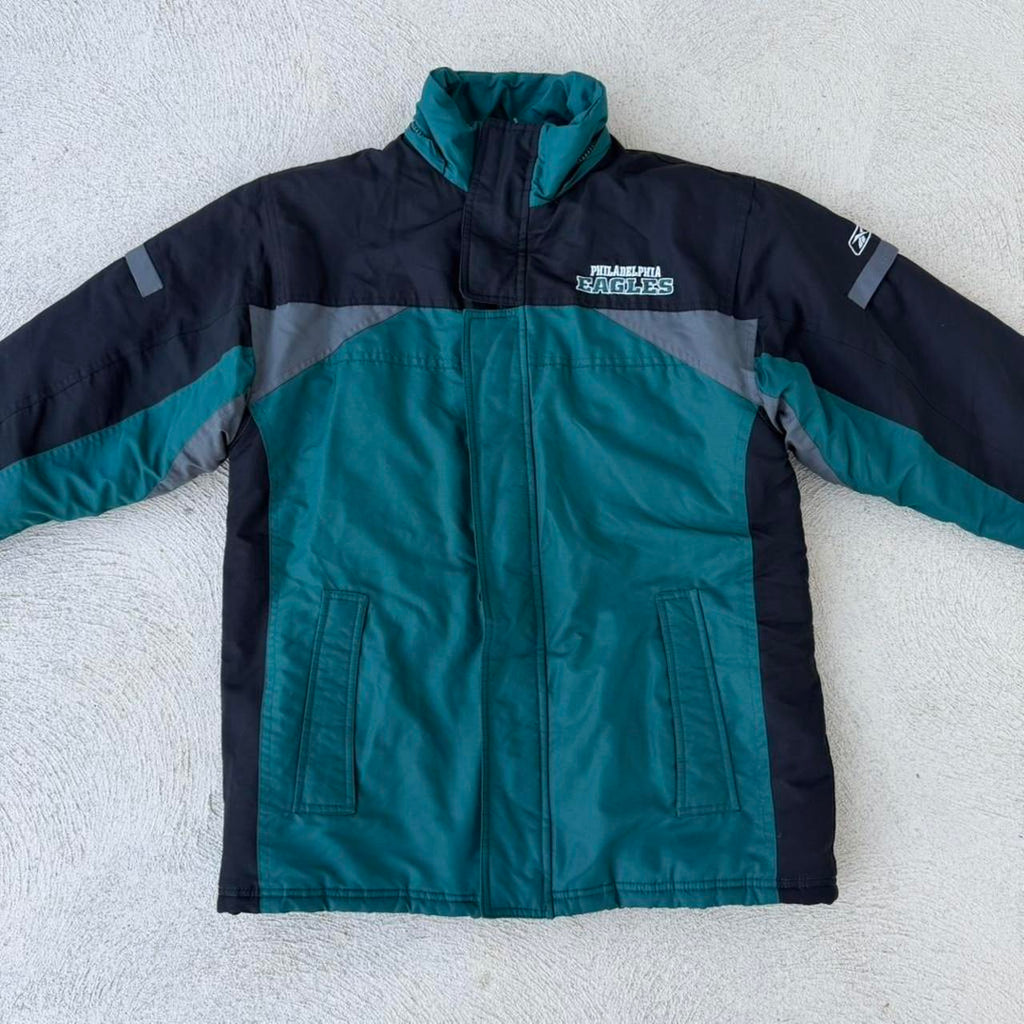 Vintage Rebook NFL Philadelphia Eagles Puffer - L(14 to 16)