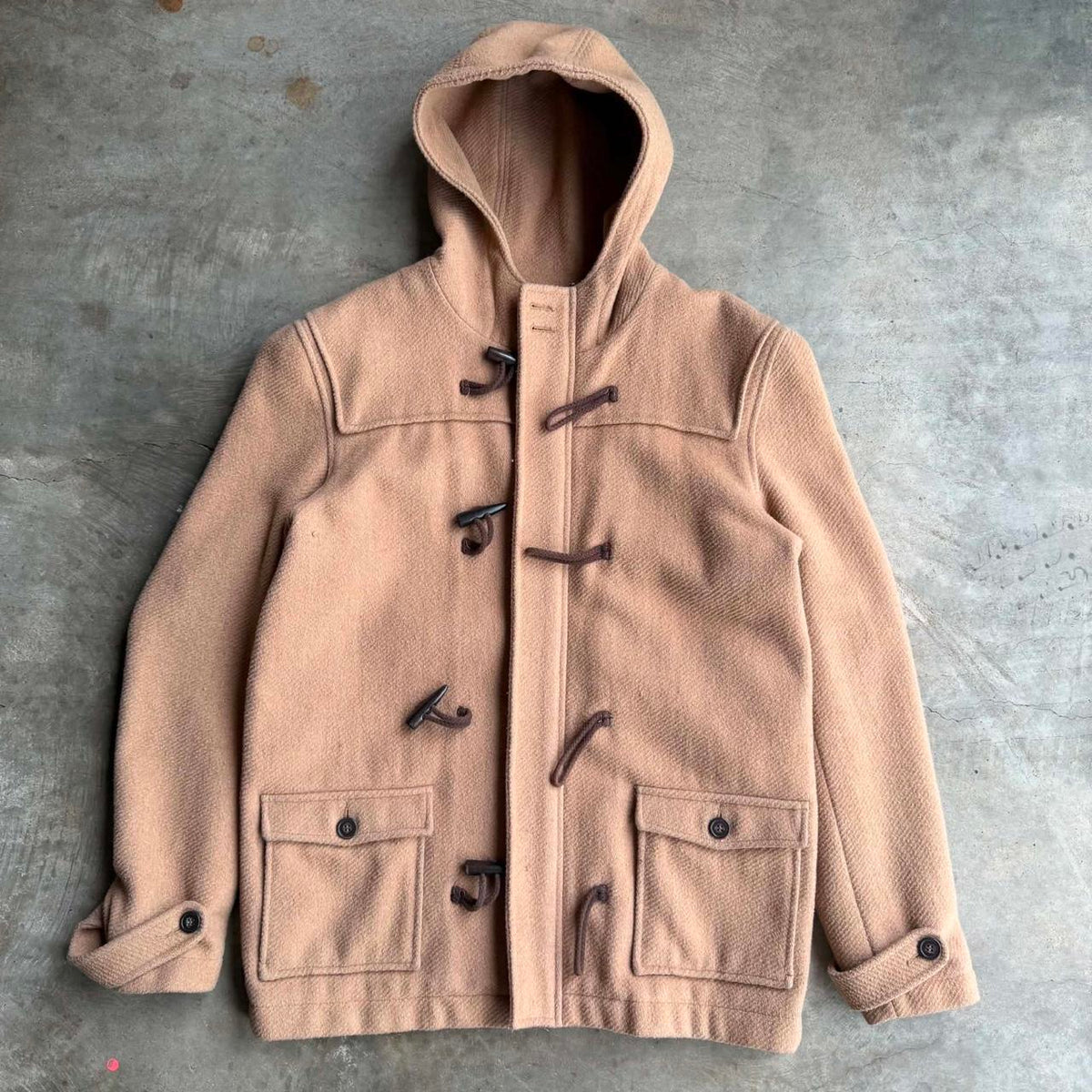 Stüssy Hooded Duffle Trench Coat - L