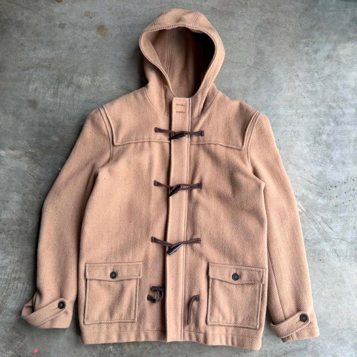 Stüssy Hooded Duffle Trench Coat - L