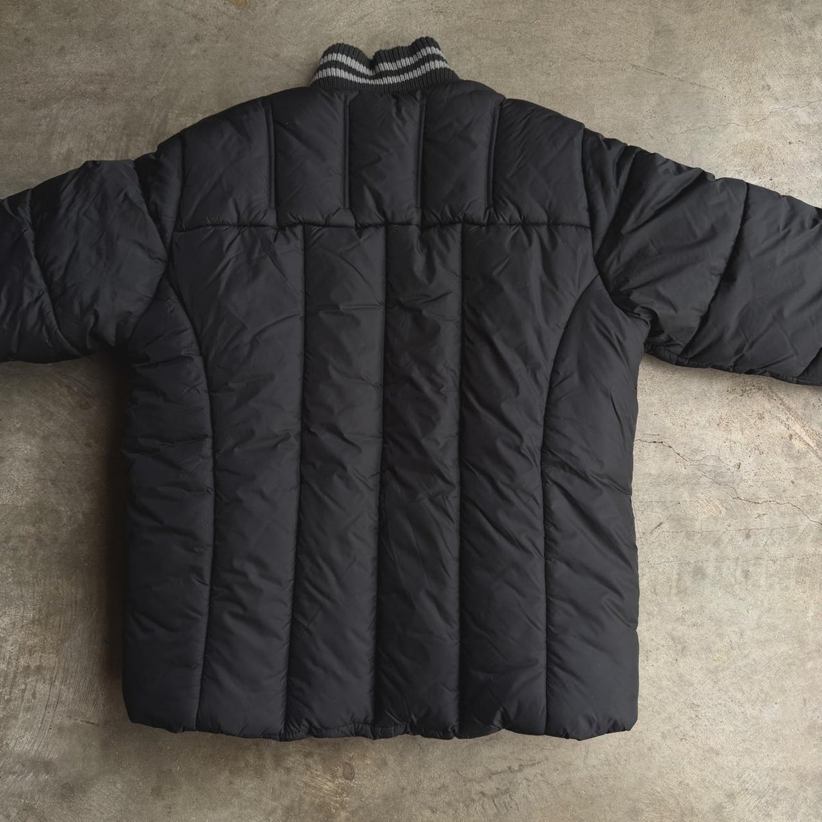 Vintage G-Star Men's Black Puffer Jacket - L
