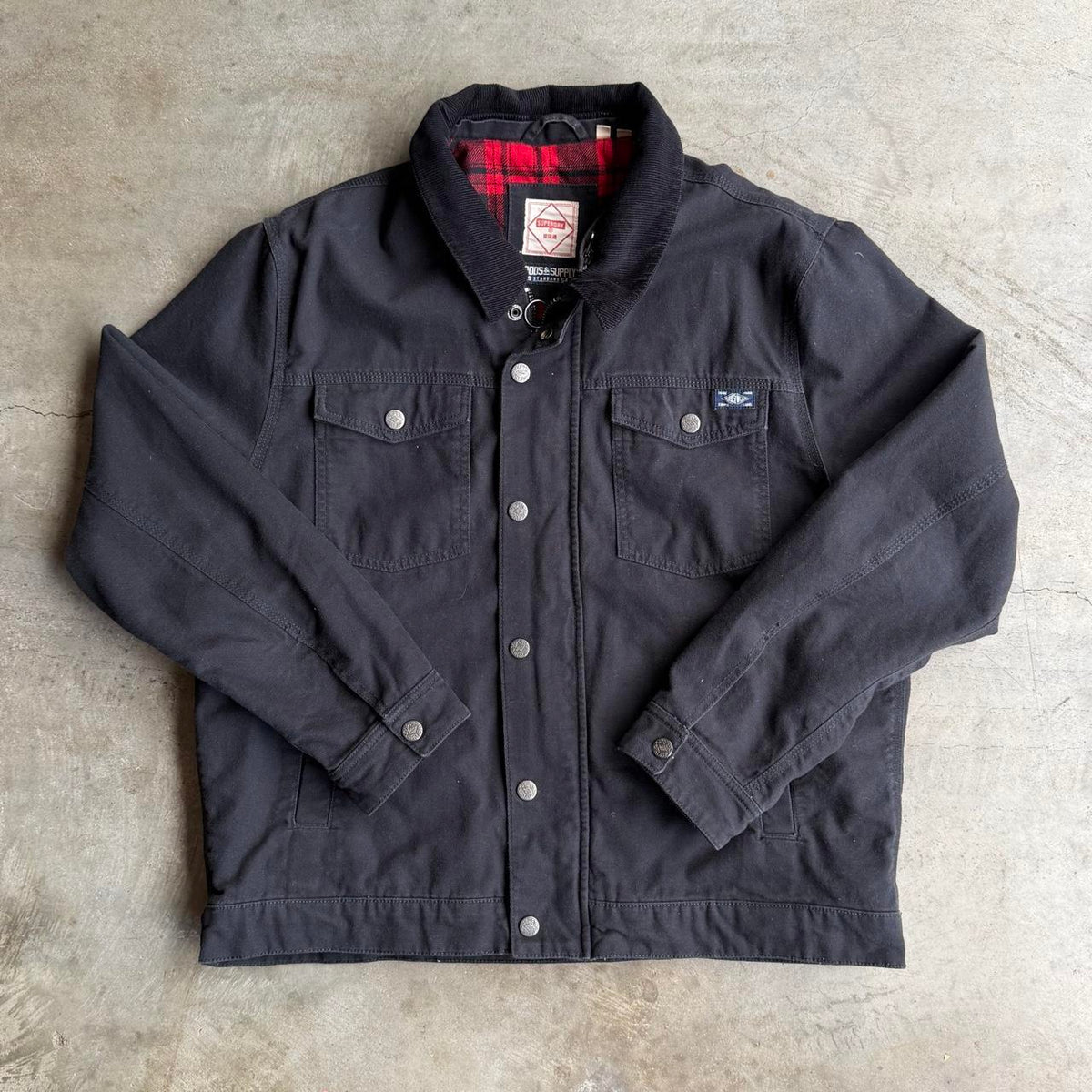 Superdry Workwear Men's Black Jacket - 3XL