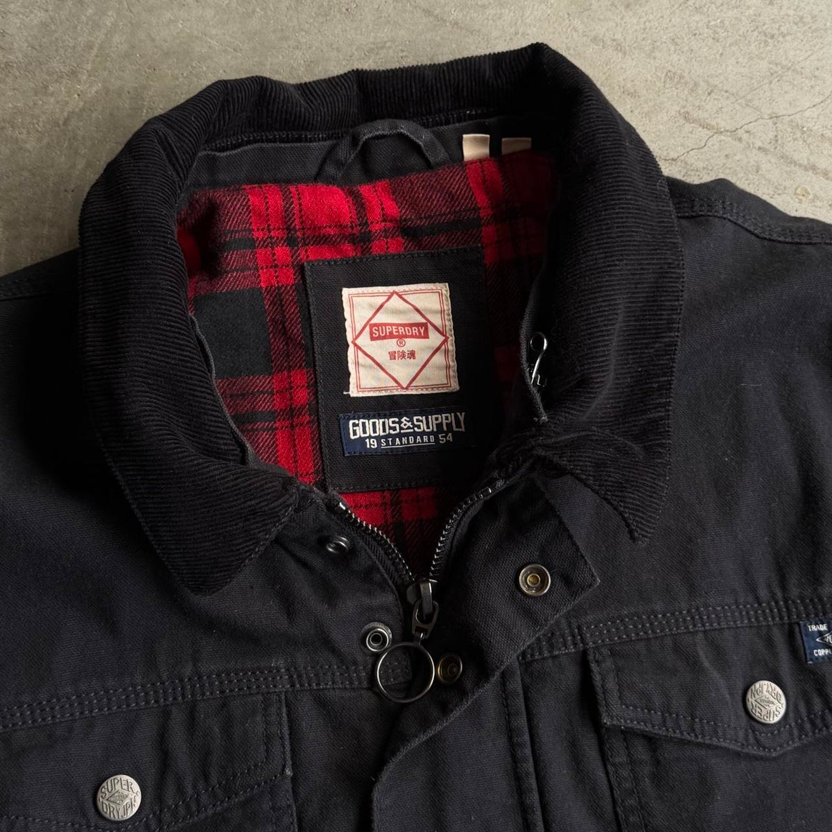 Superdry Workwear Men's Black Jacket - 3XL