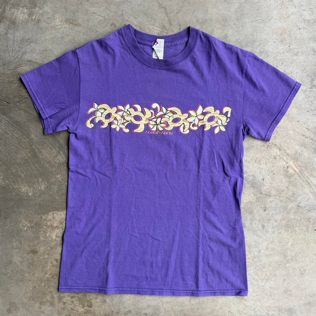 Y2K Women's Purple Hawaiian Floral graphic - S