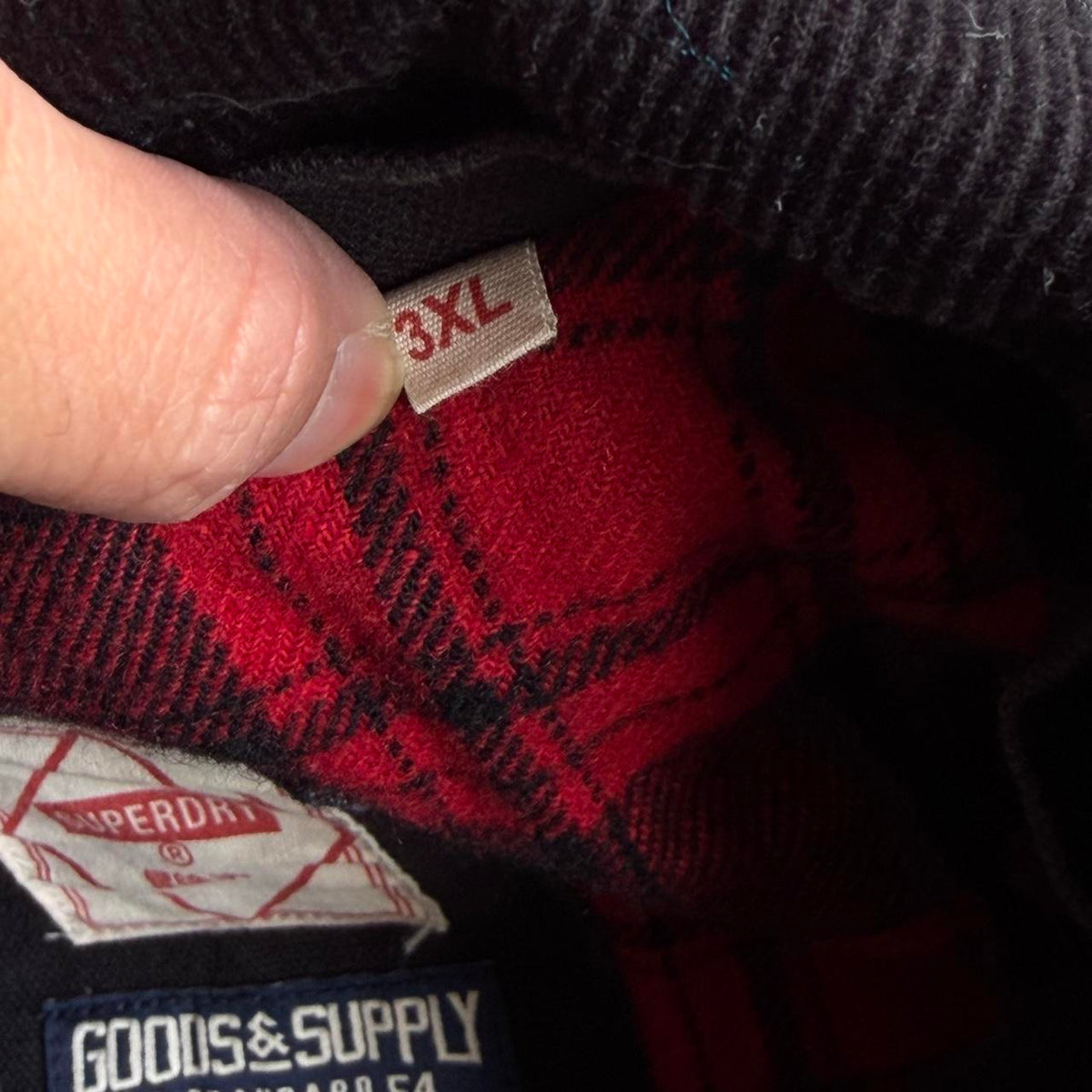 Superdry Workwear Men's Black Jacket - 3XL