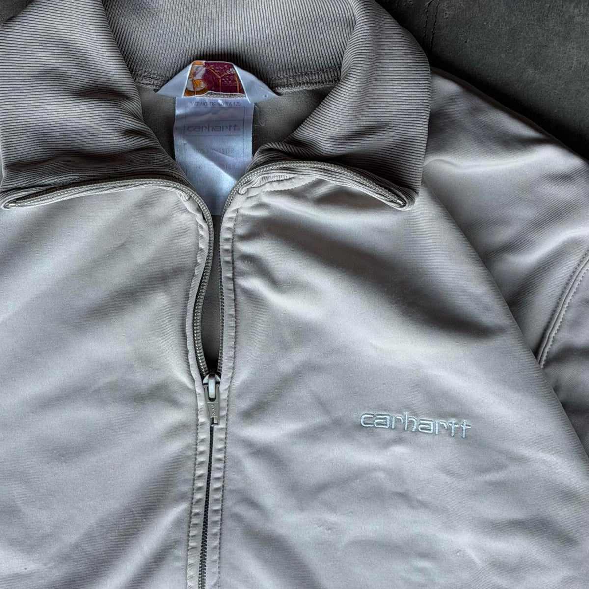 Vintage Carhartt Track Jacket Polyester Jacket - S