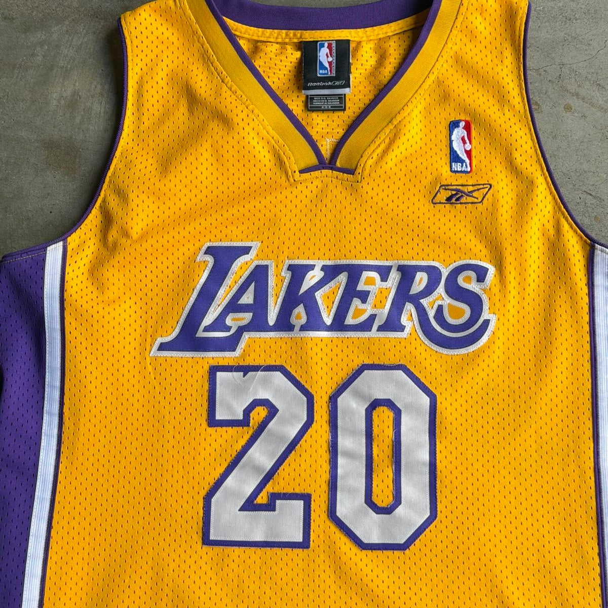 Vintage 2000s NBA Gary Payton Los Angeles Lakers Jersey - M