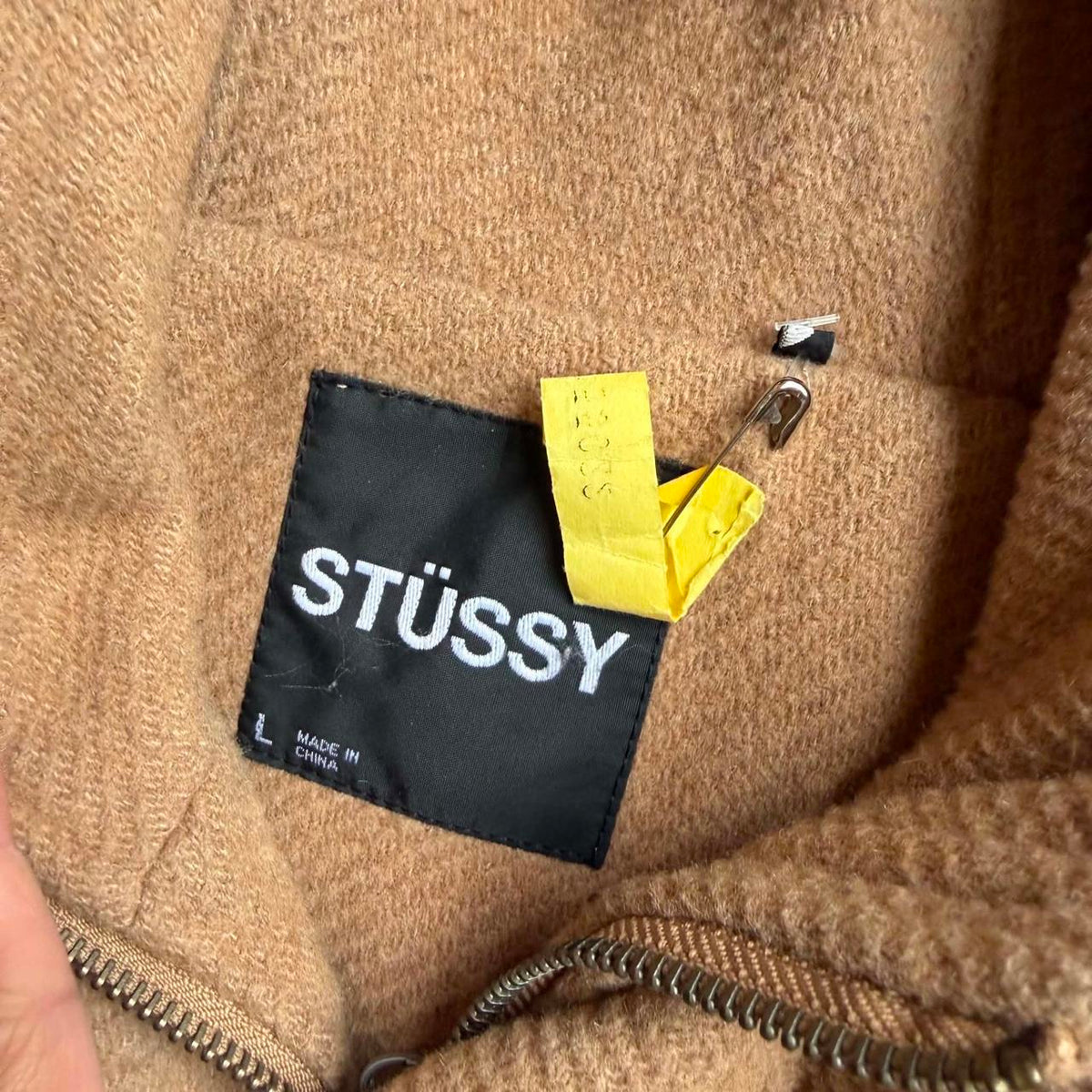 Stüssy Hooded Duffle Trench Coat - L