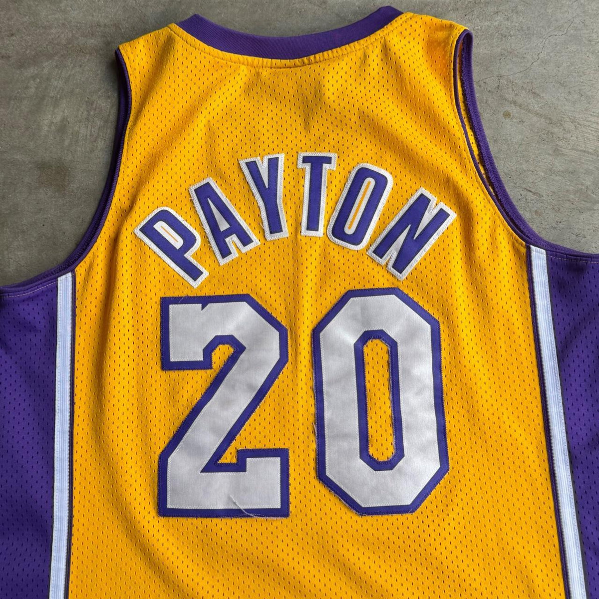 Vintage 2000s NBA Gary Payton Los Angeles Lakers Jersey - M