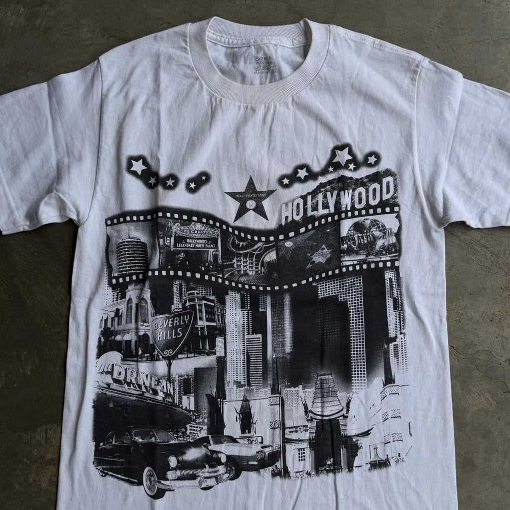 Vintage 90s Hollywood Print Tees - S