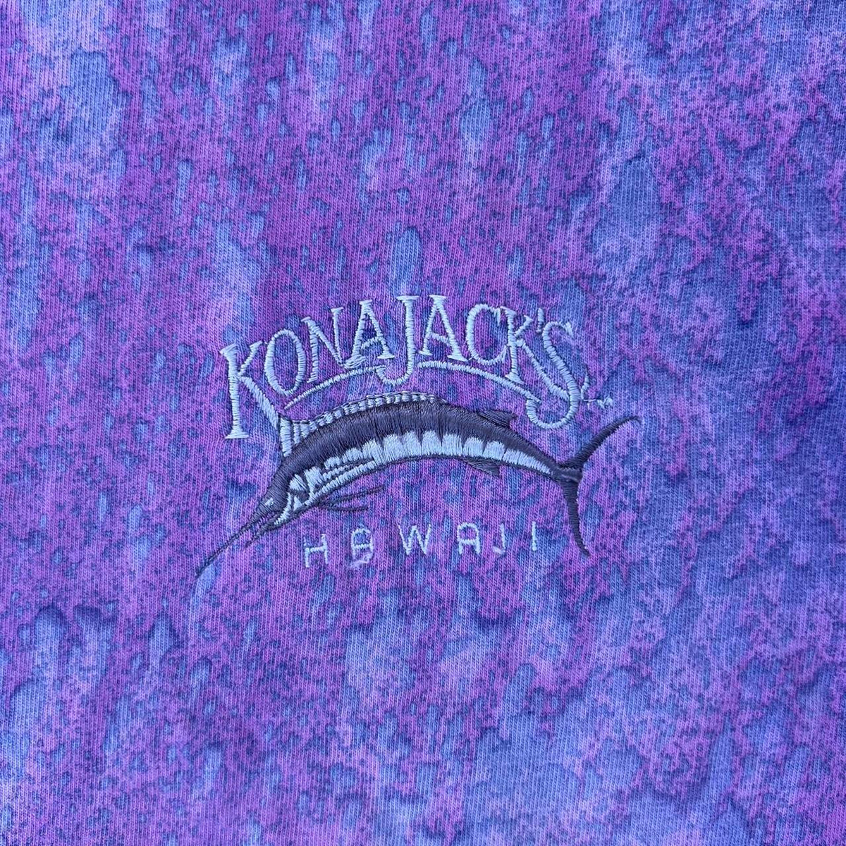 Single stitch Kona Jacks Hawaii purple tie dye shirt - M