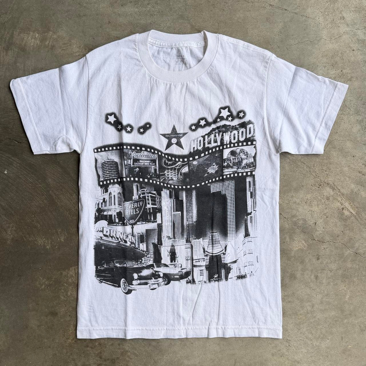 Vintage 90s Hollywood Print Tees - S