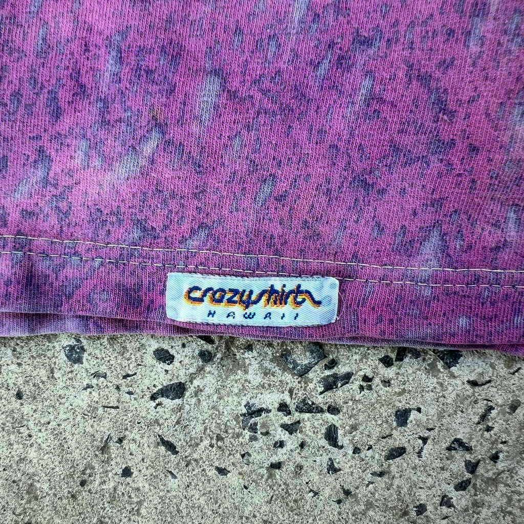 Single stitch Kona Jacks Hawaii purple tie dye shirt - M