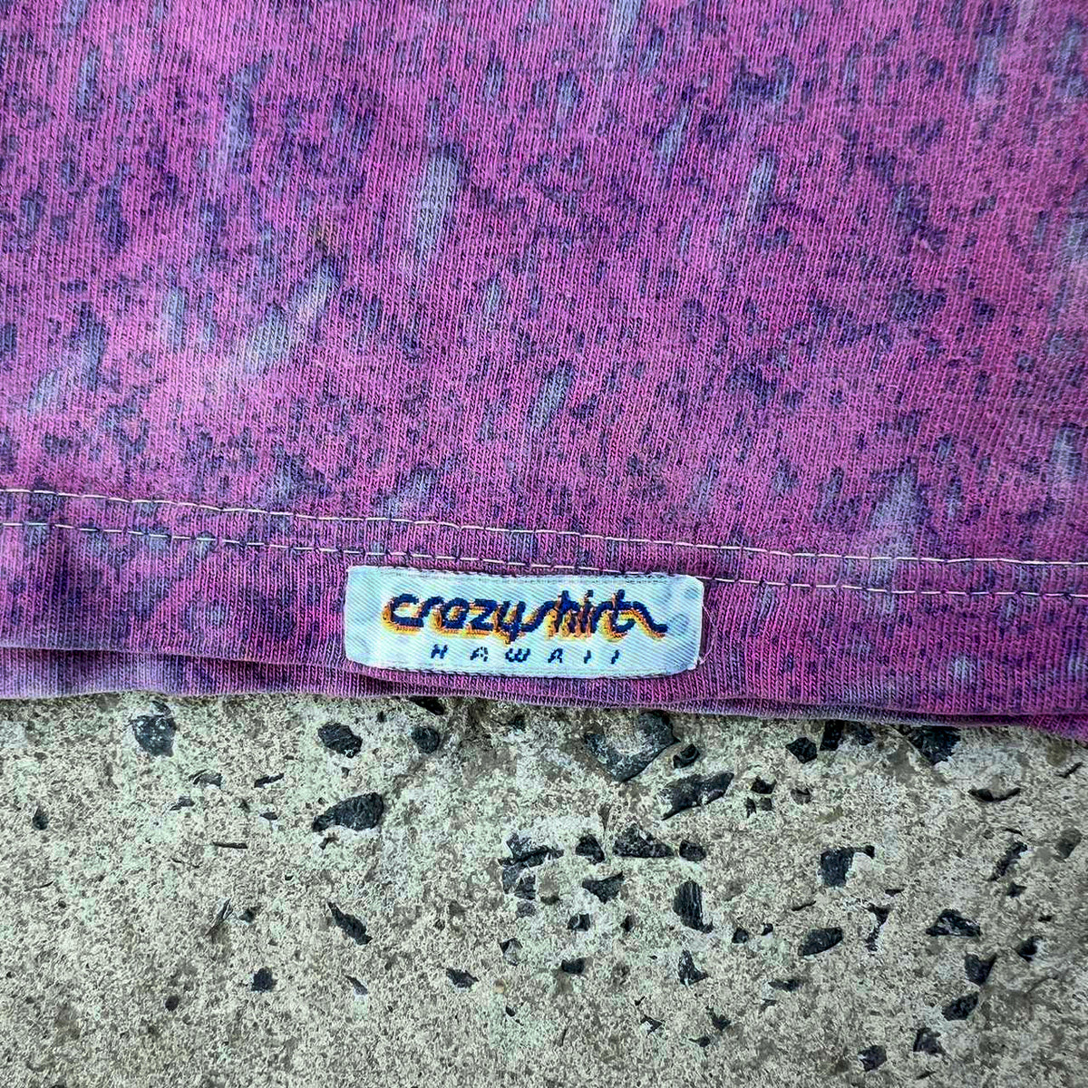 Single stitch Kona Jacks Hawaii purple tie dye shirt - M