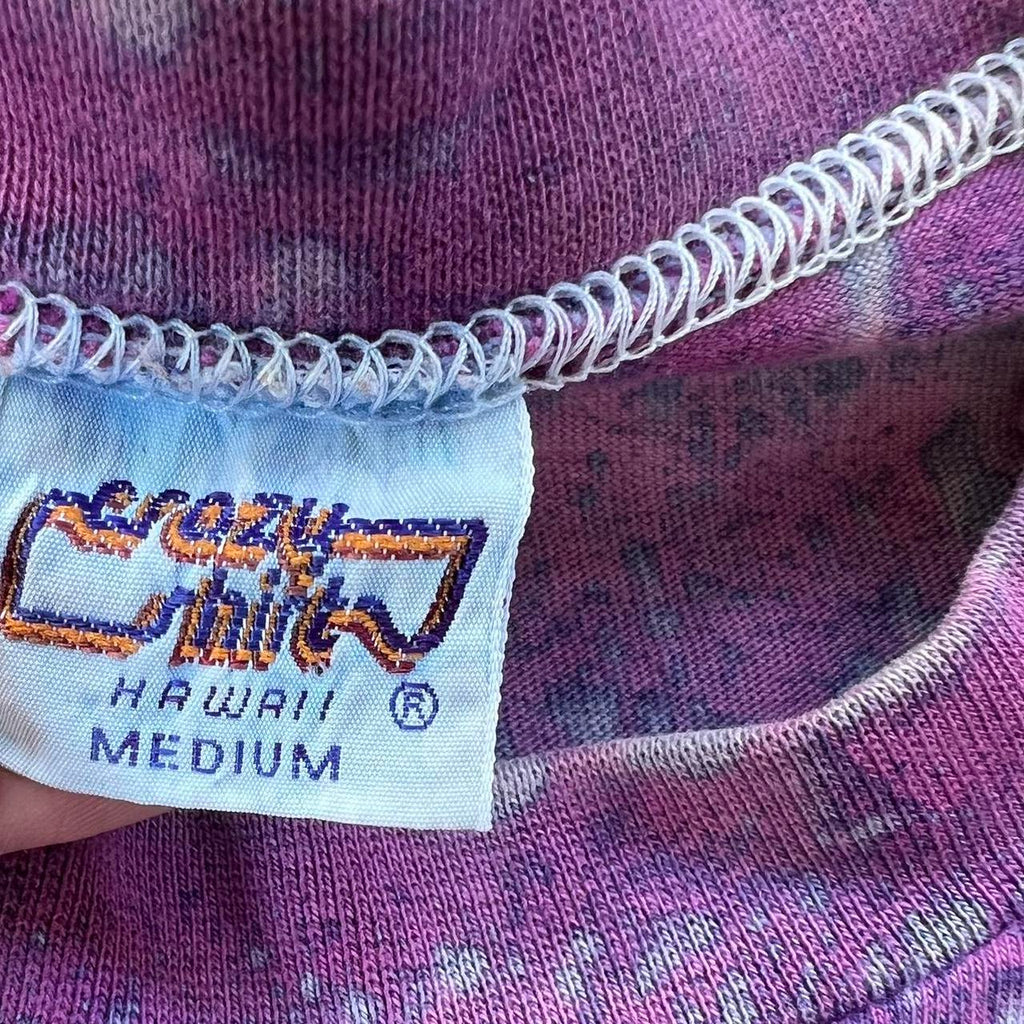 Single stitch Kona Jacks Hawaii purple tie dye shirt - M