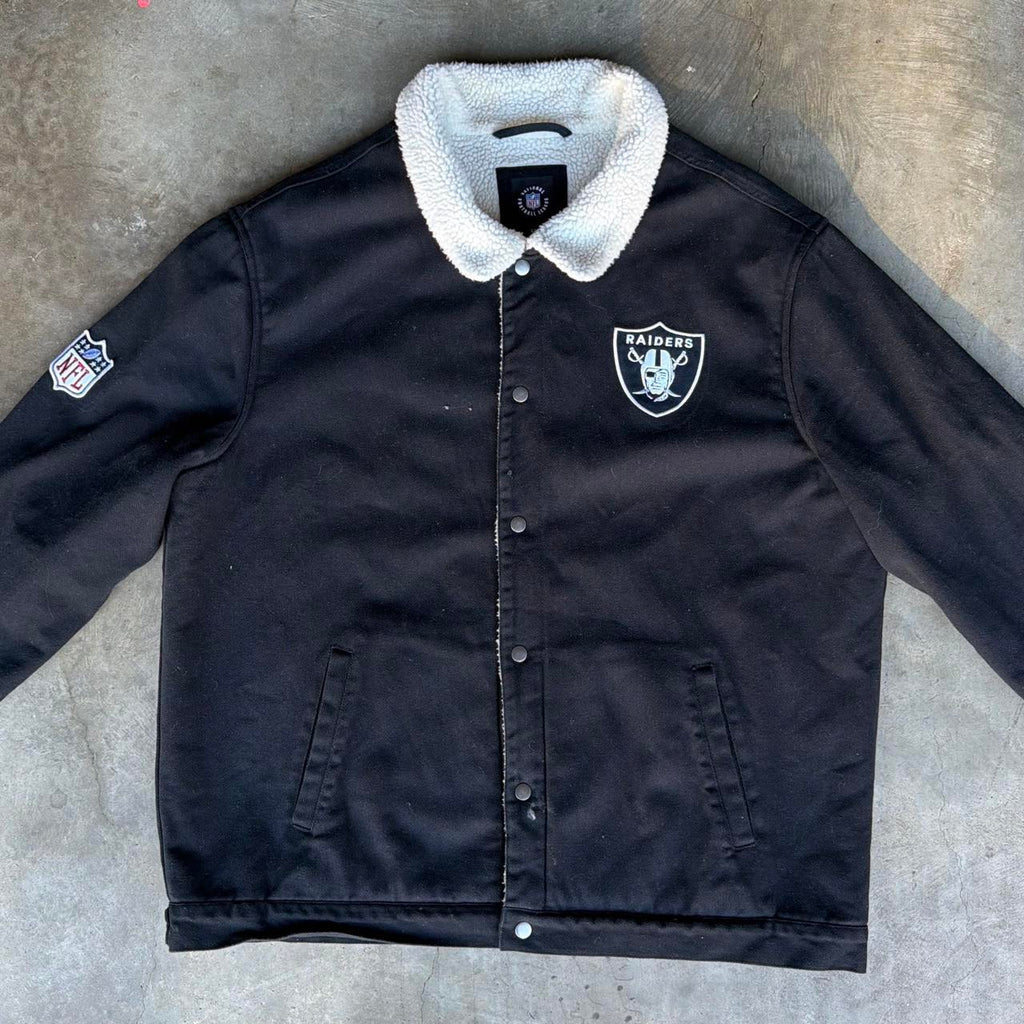 NFL Oakland Raiders Sherpa Lined Jacket - XXL