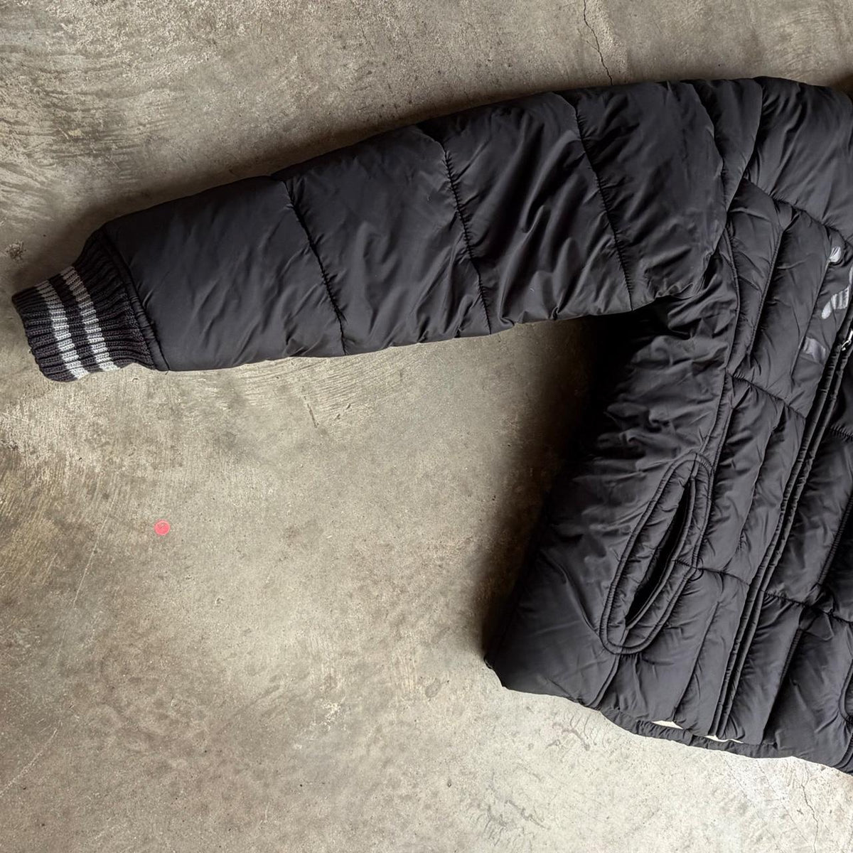 Vintage G-Star Men's Black Puffer Jacket - L